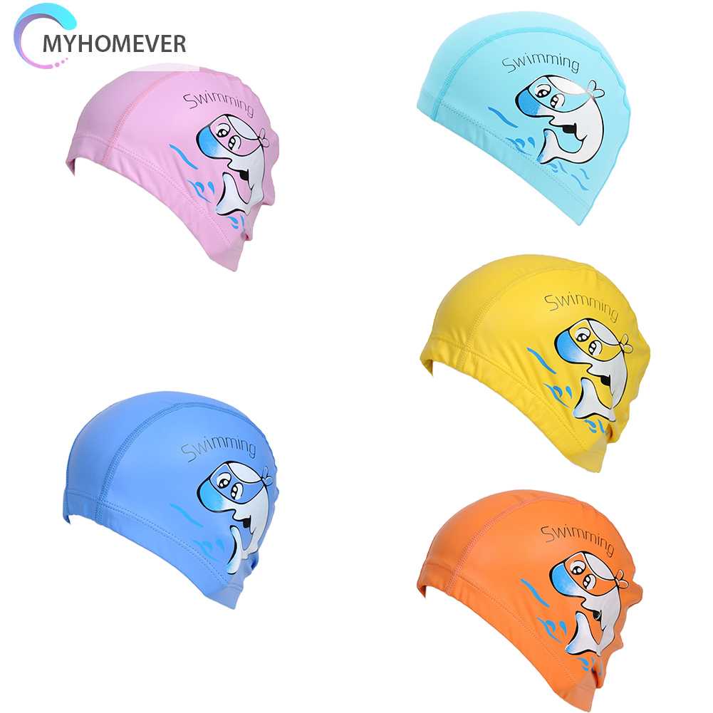 Mũ Bơi Chất Liệu PU Mềm Mại Thoải Mái Cho Bé