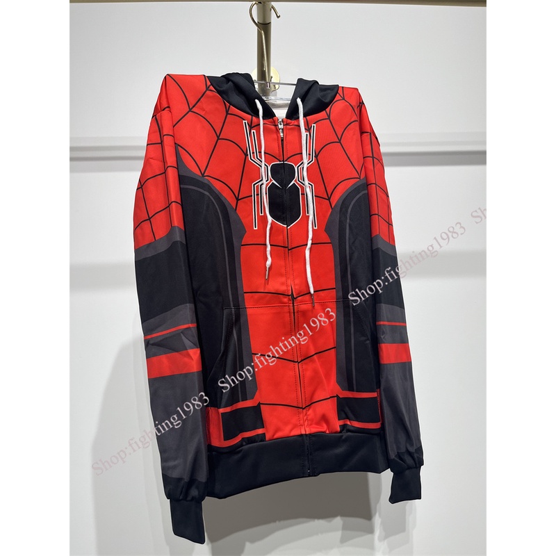 Áo Khoác Hóa Trang Người Nhện Kèm Mặt Nạ Hóa Trang Cho Nam