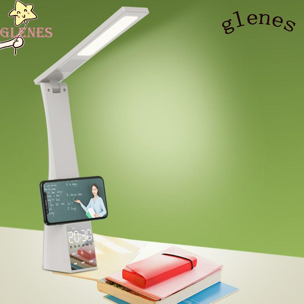 Đèn Led Để Bàn 3 Màu Đen Có Thể Sạc Lại Tiện Dụng Cho Phòng Học / Phòng Ngủ