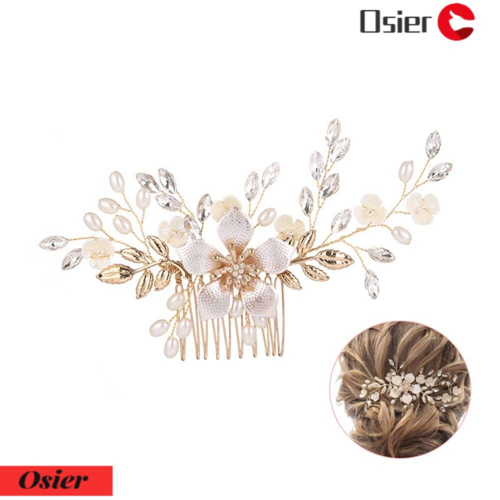 Kẹp Tóc Hoa Handmade 1 Thời Trang Dự Tiệc Cho Cô Dâu