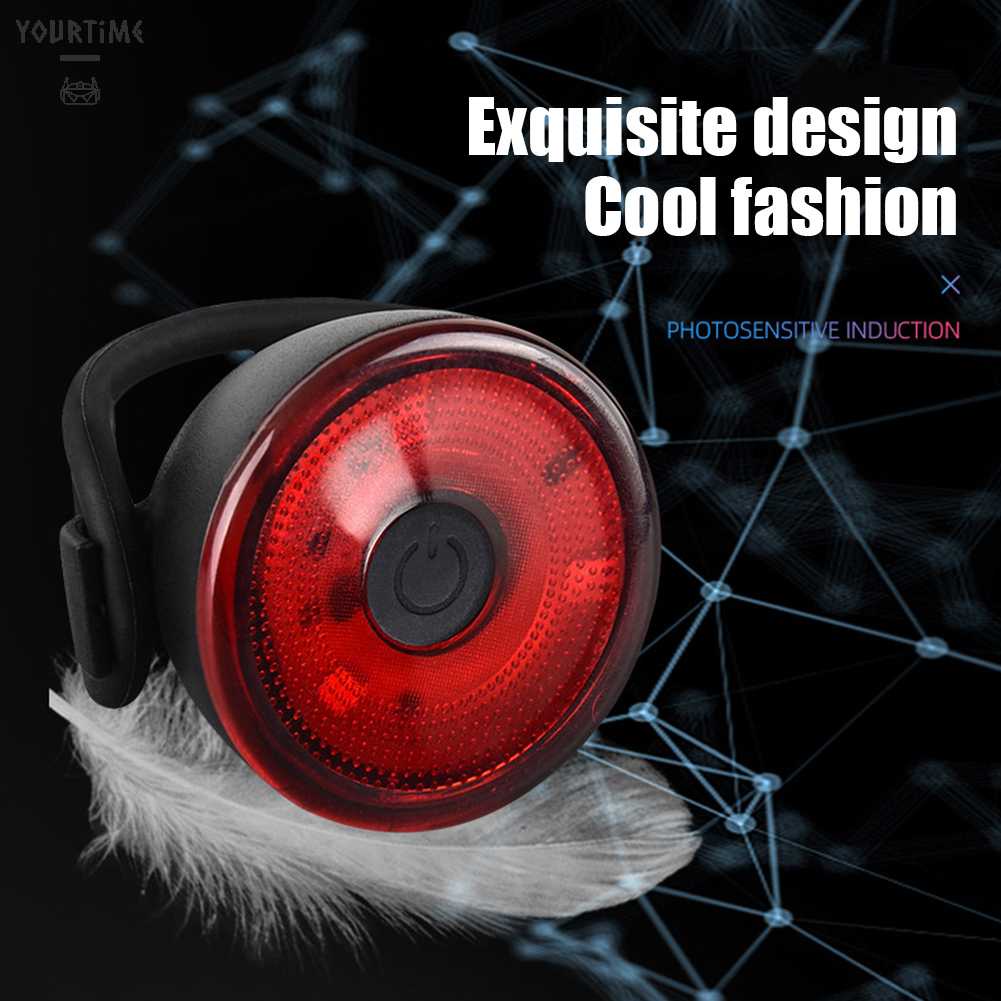 Đèn LED Cảnh Báo An Toàn Chống Nước Gắn Đuôi Xe Đạp