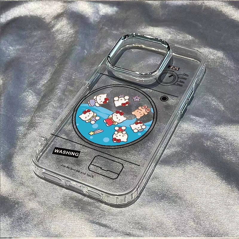 ✅Ốp Điện Thoại Dẻo Họa Tiết Hoạt Hình Hello Kitty Dễ Thương Chống Sốc Cho iPhone12 7 14pro U0F0 81311
