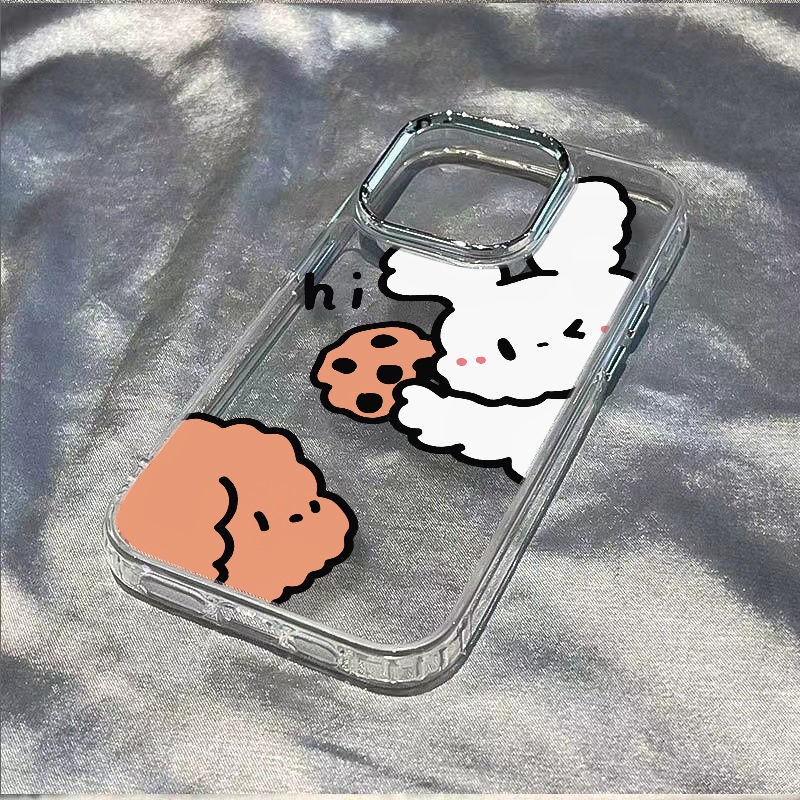 ✅Ốp Điện Thoại / Mềm Chống Sốc In Hình Thỏ Cho Iphone 11I 12 8137 14pro max MQJV