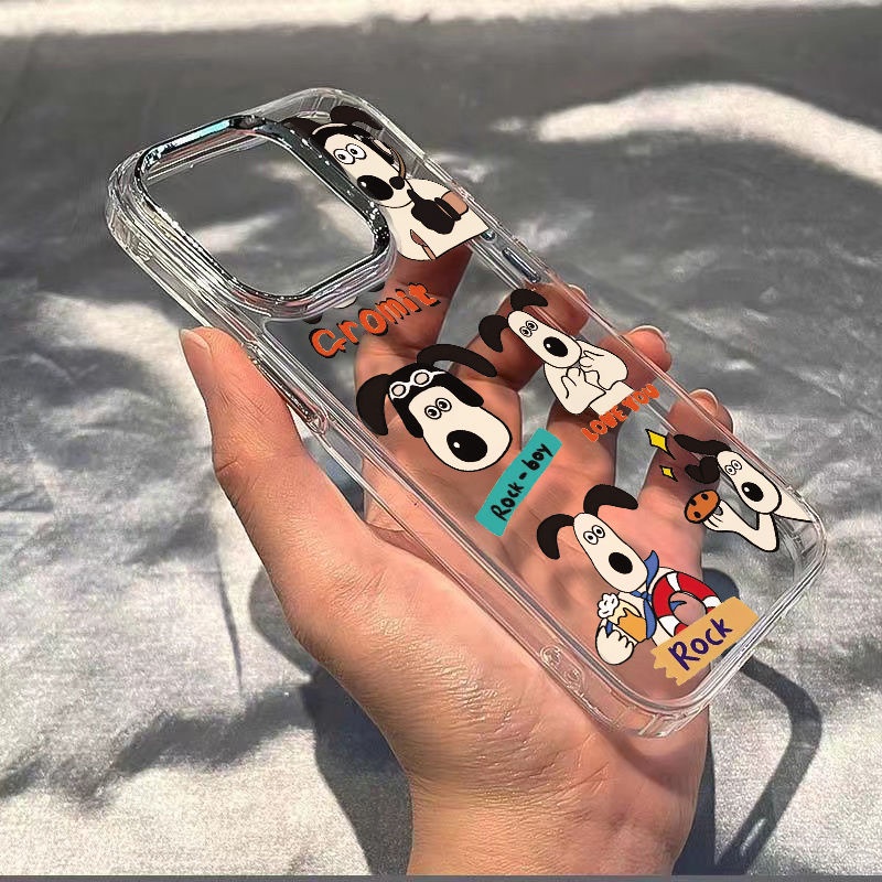 ✅Ốp Điện Thoại Mềm Chống Sốc In Hình Chú Cún Cho Iphone 12 plus 13 / 11714 Pro Max 8 E5Z6