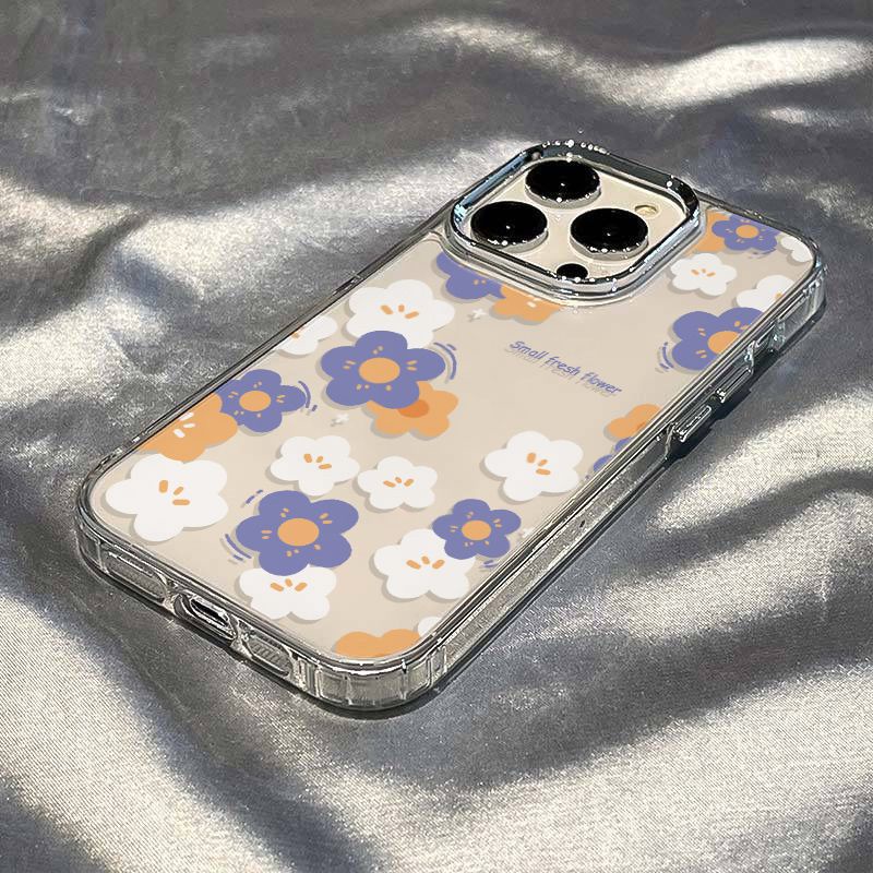 ✅Ốp Điện Thoại Mềm Chống Sốc Họa Tiết Hoa Nhỏ Cho Iphone plusmax8iPhone12 7 xs11 / 14pro 13 7MFO