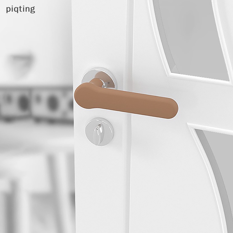 Bộ 2 Vỏ Bọc Tay Nắm Cửa Bằng Silicone Chống Va Chạm Chống Tĩnh Điện