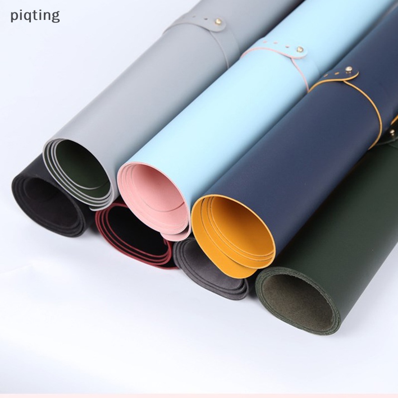 Tấm Lót Chuột Da PU Hai Mặt Cỡ Lớn Chống Thấm Nước