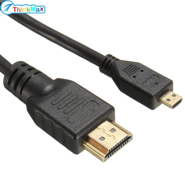 Thinkmax Chính Hãng 100% Chính Hãng!!! Dây Cáp Chuyển Đổi Micro HDMI Sang HDMI 1080P Cho Điện Thoại Thông Minh / Máy Tính Bảng