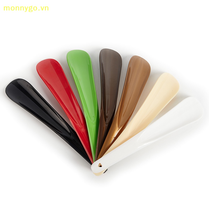 Monnygo 1 cái nhựa nhẹ giày lười giày trợ giúp tay cầm dài giày nâng giày shoehorn vn
