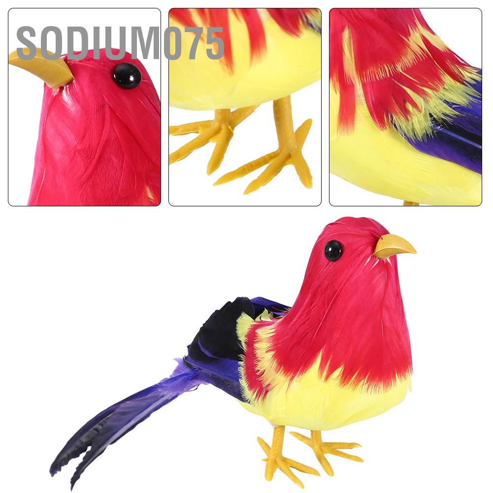 Sodium075 Bọt mô phỏng cao Phong cảnh Động vật Bird Lawn Bức tượng trang trí sân vườn thủ công