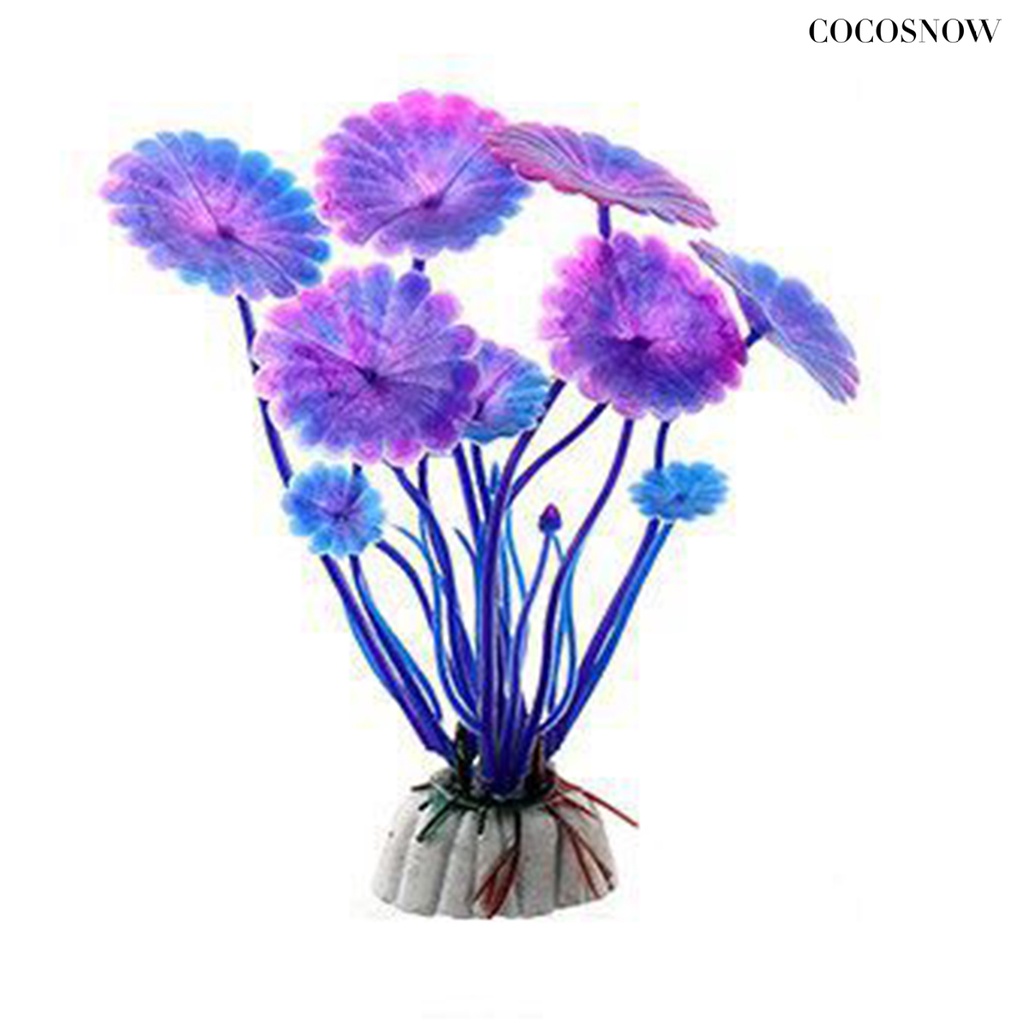 Cây Cảnh Giả 10 Kiểu Ngẫu Nhiên Dùng Trang Trí Bể Cá