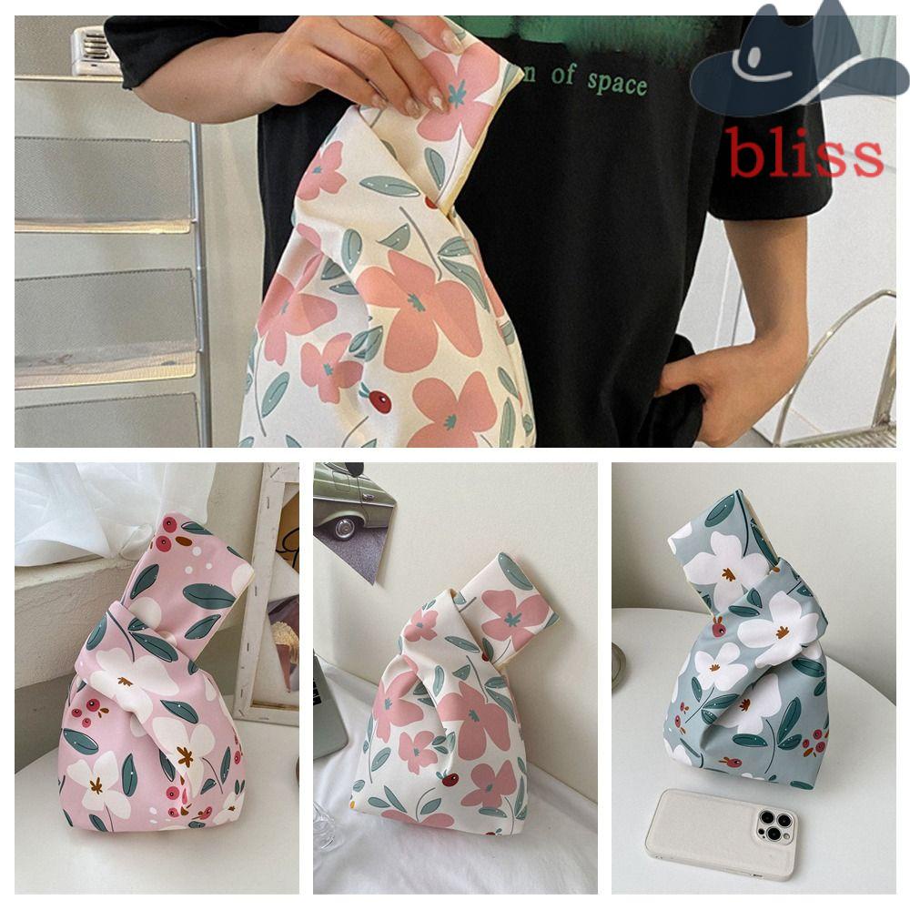 Túi Đựng Mỹ Phẩm Bằng Nylon Họa Tiết Hoa Xinh Xắn Cho Nữ