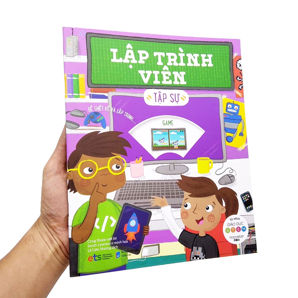 Sách - Tủ Sách Giáo Dục Stem: Lập Trình Viên Tập Sự