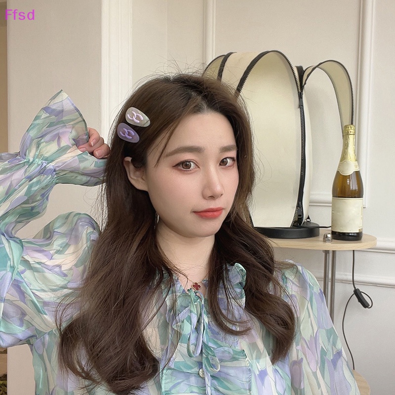 {Ffsd} Kẹp Tóc Hoạt Hình Gấu Màu Tím In Chữ Acetate Thanh Lịch Cho Nữ * Hàng Bán Chạy