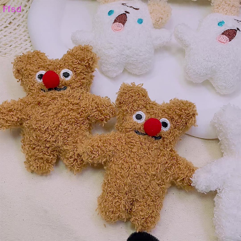 {Ffsd} Huy Hiệu Cài Áo Vải Lông Nhung Dễ Thương Phụ Kiện Quần Áo Jean * Bán Chạy