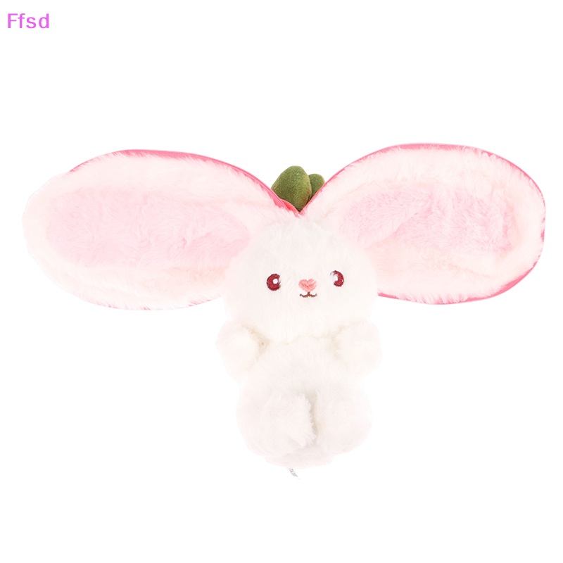 {Ffsd} Đồ Chơi Thỏ Nhồi Bông Ẩn Trong Túi Dâu Tây * Hàng Bán Chạy 1 Cái
