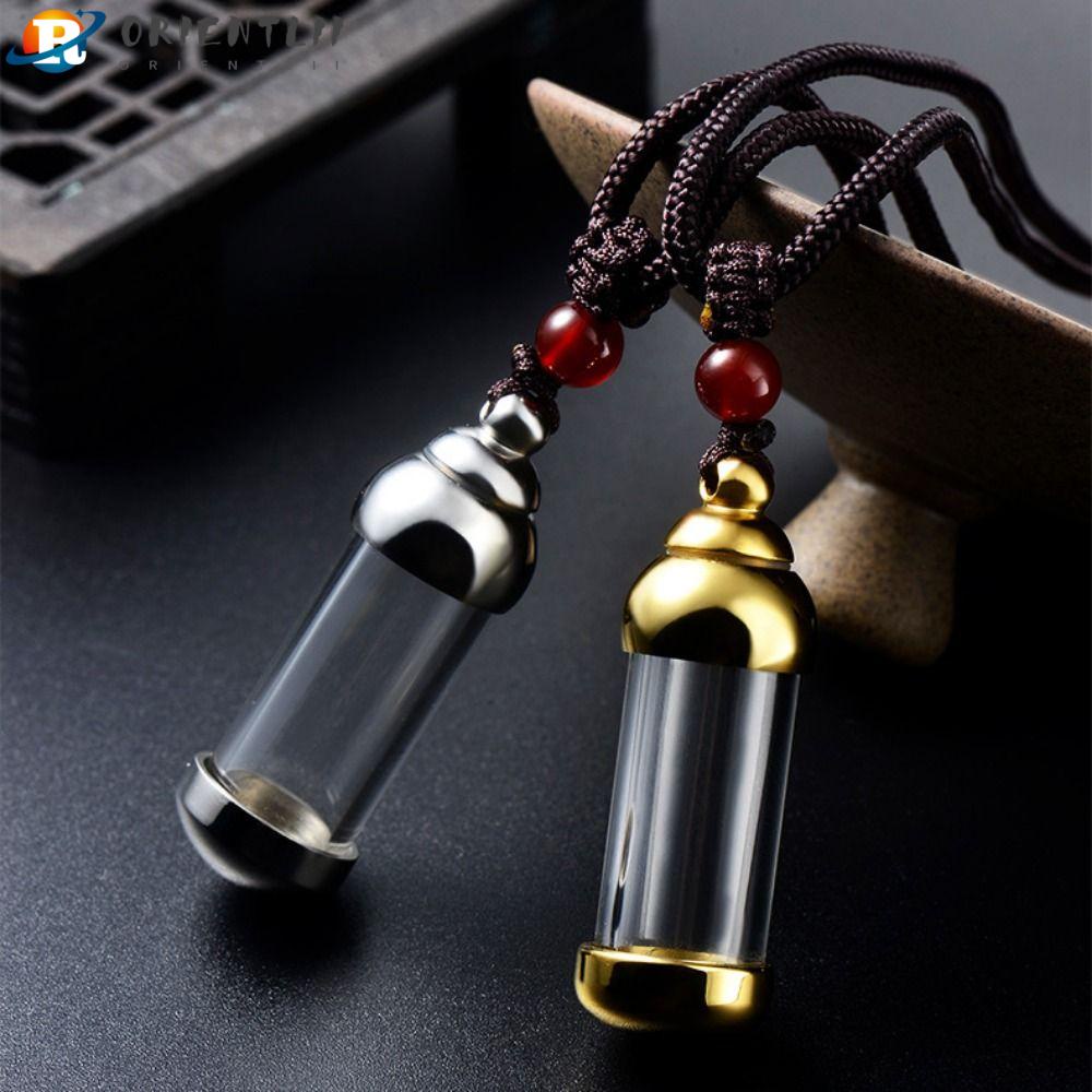 Vòng cổ Mặt Lọ Điều Ước Thú Cưng Trong Suốt Kèm Nắp Vặn Độc Đáo