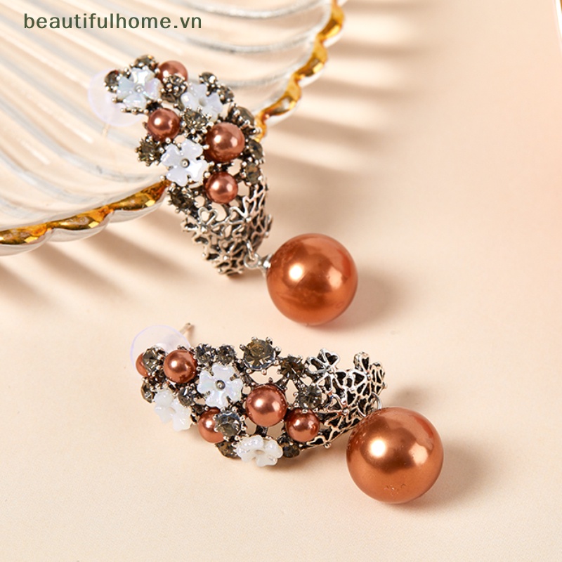 1 Đôi Bông Tai Ngọc Trai Thời Trang Thanh Lịch Dành Cho Nữ