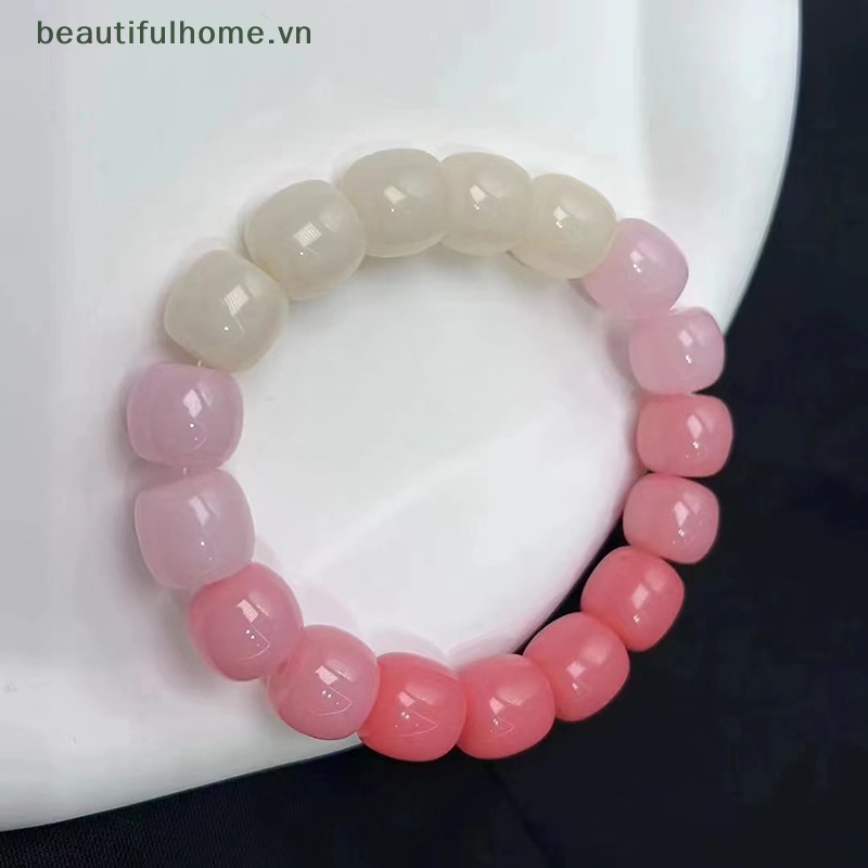 Vòng Đeo Tay Dây Mềm Mại Màu Gradient Nhiều Màu Sắc Đẹp Mắt [beauty]