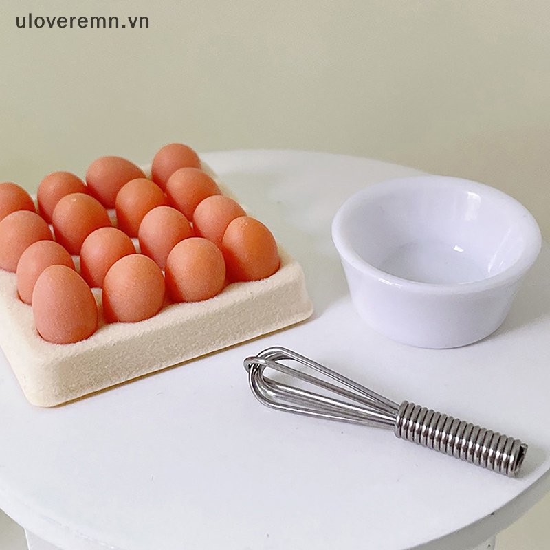 Set 1 / 4 / 17 Trứng Ốp La Xinh Xắn Cho Nhà Búp Bê