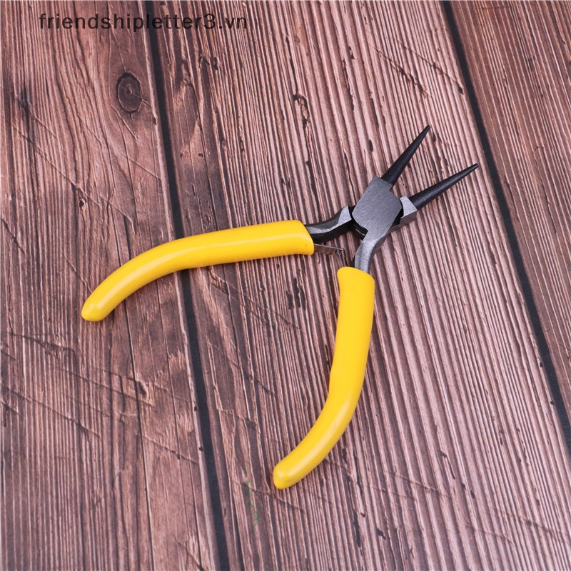 Kìm Mũi Tròn Mini Bằng Thép Carbon Làm Trang Sức Thủ Công