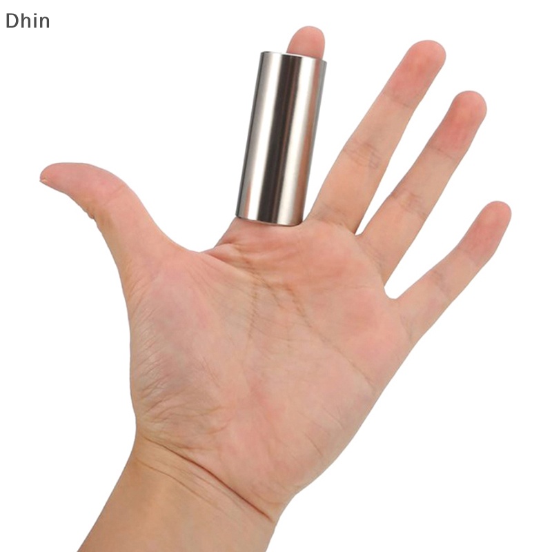 Bộ 2 Thanh Trượt Thủy Tinh 60MM Bằng Thép Không Gỉ Màu Trong Suốt Và Bạc Chuyên Dụng Cho Đàn Guitar Bass