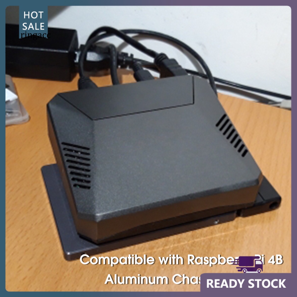 Hộp Đựng Bo Mạch Chủ Raspberry 4B Tích Hợp Quạt Và Nam Châm Chuyên Nghiệp