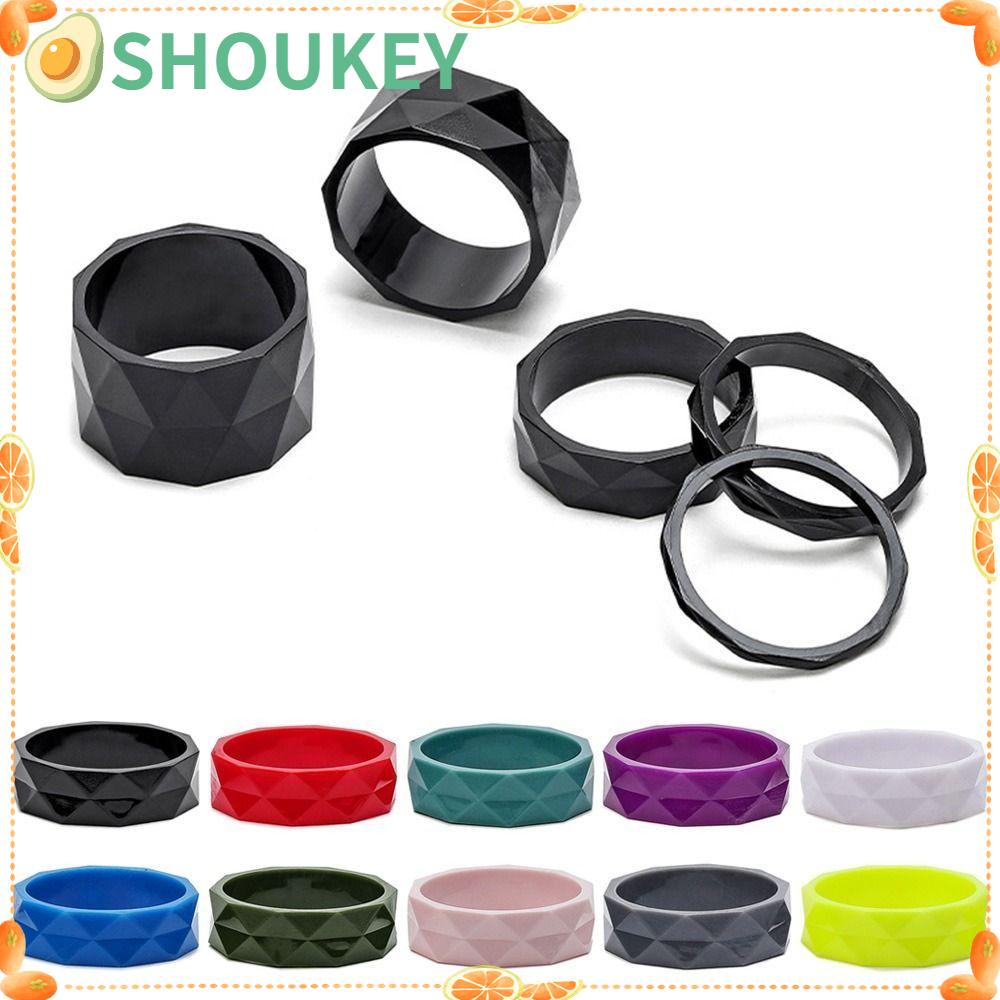 Set 5 Vòng Đệm Phuộc Trước Bằng Nhựa Gọn Nhẹ Cho Xe Đạp