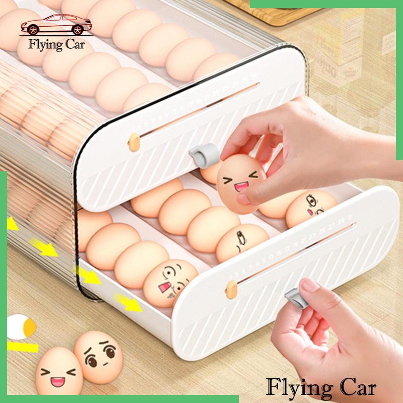 Khay Đựng Trứng Trong Suốt Có Thể Tái Sử Dụng Kèm Giá Đỡ Trứng Tiện Dụng Cho Nhà Bếp [Lzdjfmy