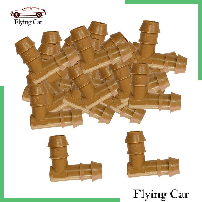 Set 2 / 100 Đầu Nối Ống Nước Nhỏ Giọt Cho Cây Trồng Sân Vườn