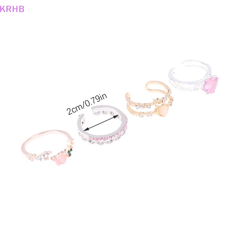 Nhẫn Hở Hình Trái Tim Phong Cách Gothic Punk Thời Trang Cho Nữ Mới