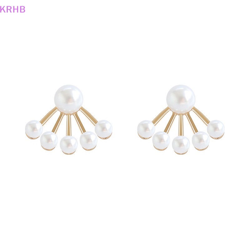 1 Đôi Bông Tai Ngọc Trai Thời Trang Vintage Mới