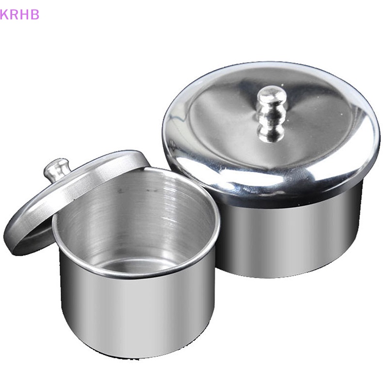 Set 3 Khay Đựng Bột Làm Móng Bằng Thép Không Gỉ Mới