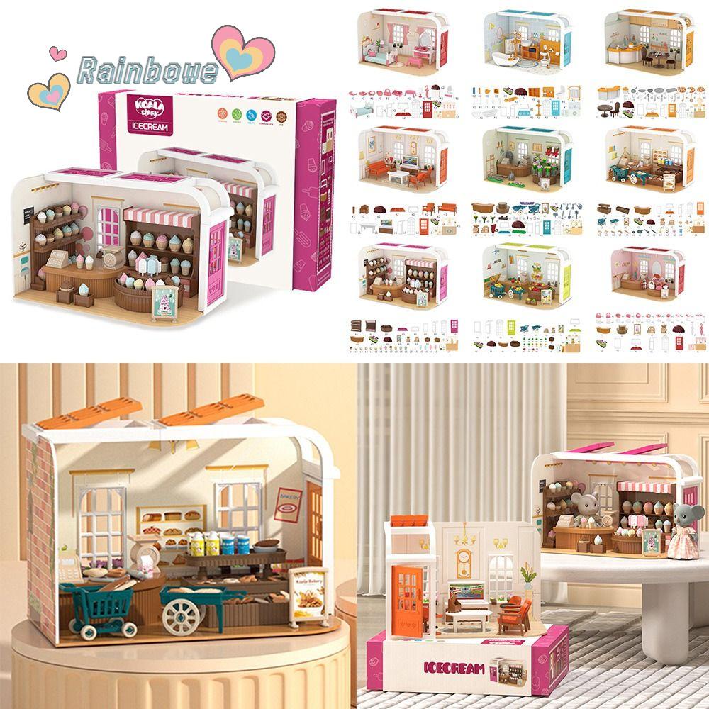 Bộ Cầu Vồng Nhựa Trang Trí Nhà Búp Bê