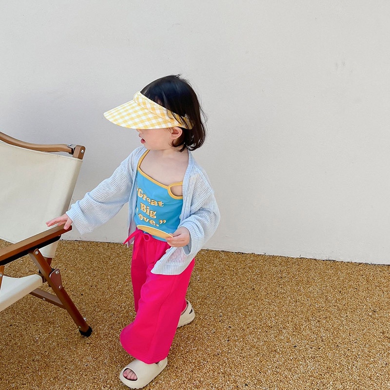 Bololo Áo Khoác Chống Nắng Bằng Vải cotton Siêu Mỏng Màu Trơn Thời Trang Mùa Hè Cho Bé Gái