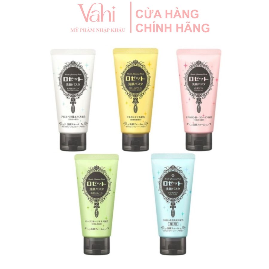 Sữa rửa mặt làm sạch da Rosette Cleasing Paste (25g, 120g)