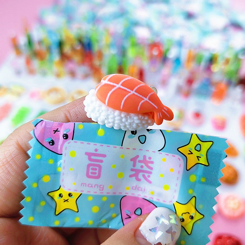 Đồ Chơi Mô Hình Bánh Quy / Thức Ăn Mini Bằng Nhựa Độc Đáo Cho Bé diy