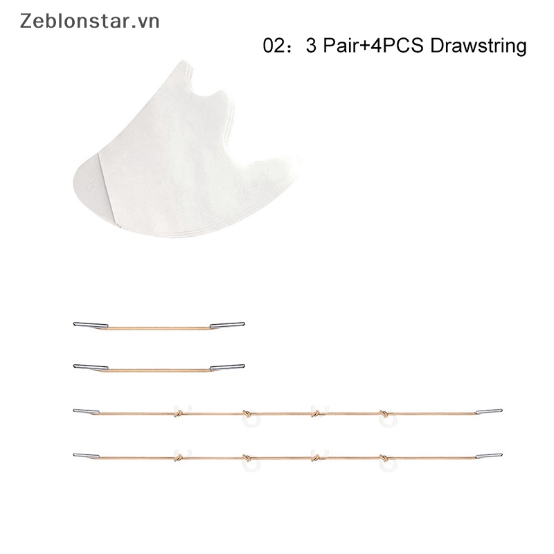 1 Bộ Miếng Dán Nâng Cơ Mặt / Mắt / Cằm Hình Chữ V Vô Hình