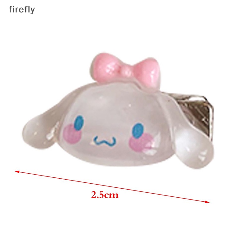 SANRIO Bộ 1 / 5 Kẹp Tóc Mini Họa Tiết Hoạt Hình Dễ Thương Cho Bé Gái