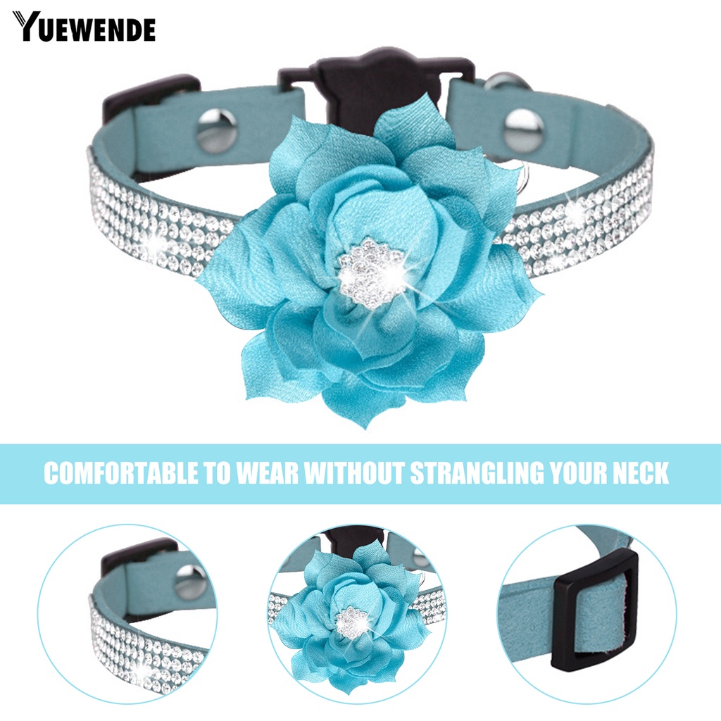 Vòng Cổ Thú Cưng Co Giãn Thoáng Khí Gắn Chuông Phản Quang