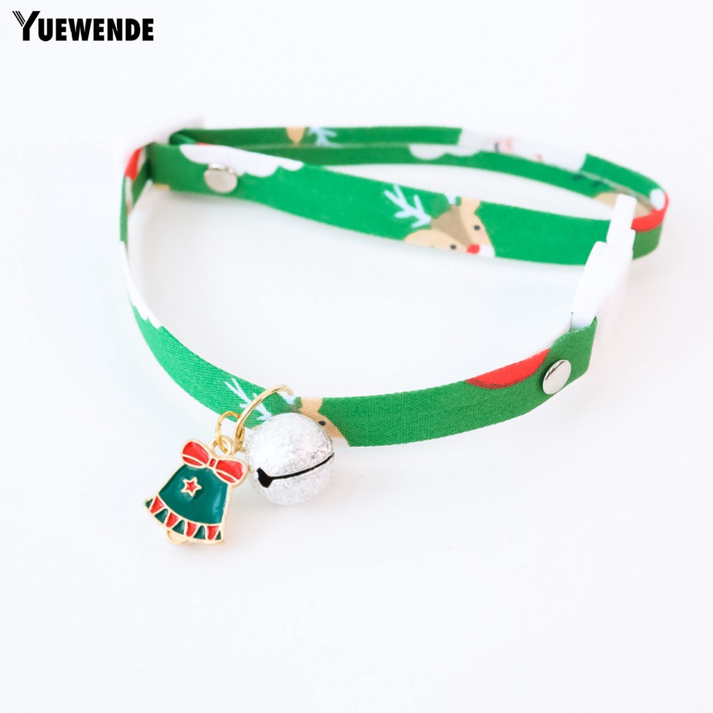 Vòng Đeo Cổ Bằng Polyester Chống Nước Chống Mài Mòn Chủ Đề Giáng Sinh Dành Cho Thú Cưng YQ.E