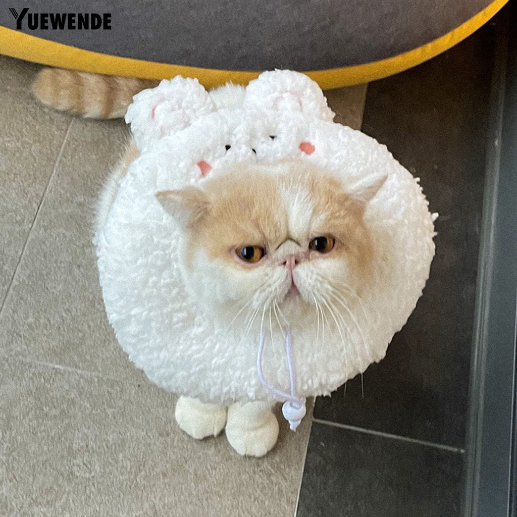 Yq.e Vòng Cổ Nylon Siêu Mềm Chống Mài Mòn Bảo Vệ Vết Thương Cho Mèo Cưng Trong Nhà