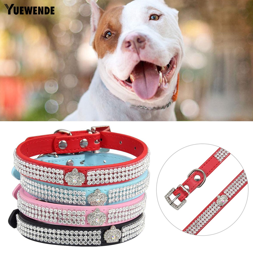 Yq.e Vòng Cổ Choker Đính Đá Có Thể Điều Chỉnh Thời Trang Dành Cho Thú Cưng