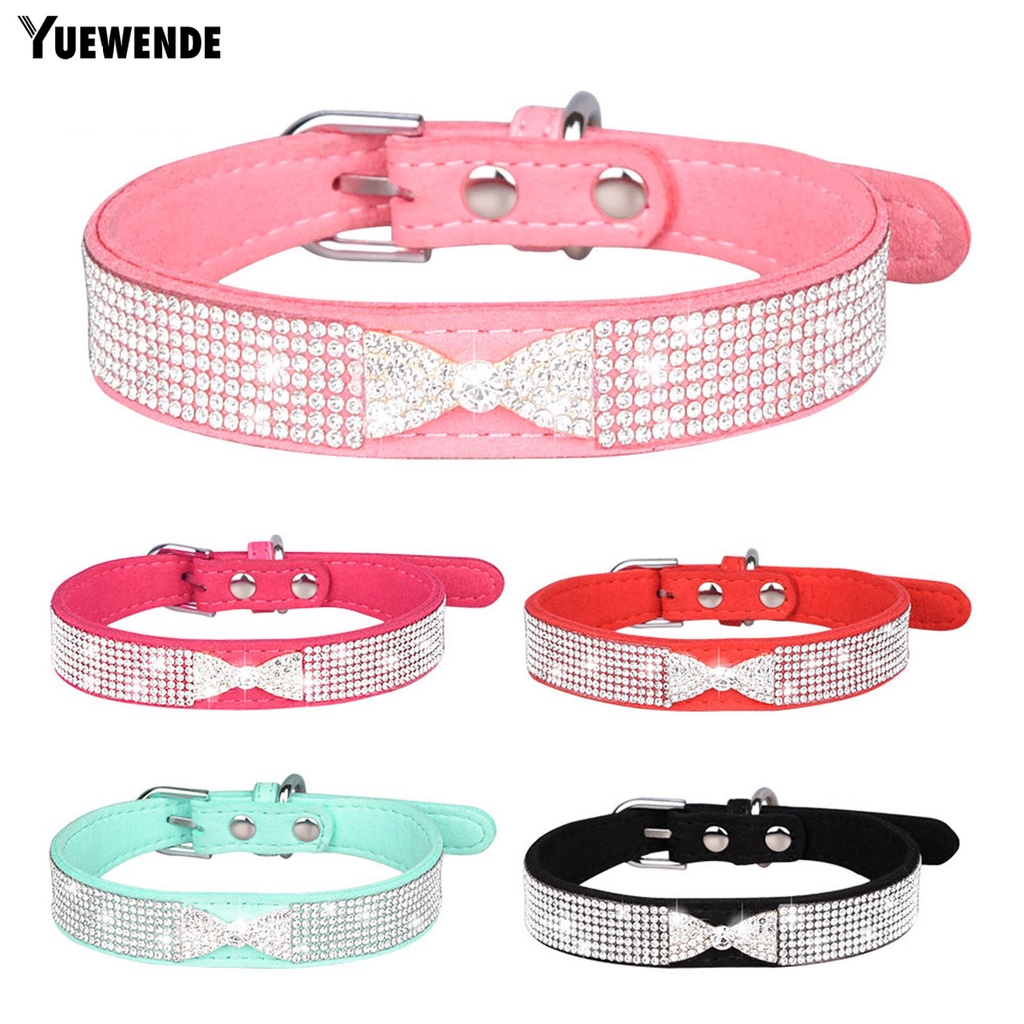 Vòng Cổ HìNh Nơ ĐíNh Đá Cho Thú Cưng