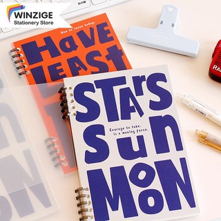 Winzige Sổ tay A5 B5 kẻ ngang sổ klong sổ tay ghi chép cute sổ còng b5 Chất liệu chống lóa, bảo vệ mắt