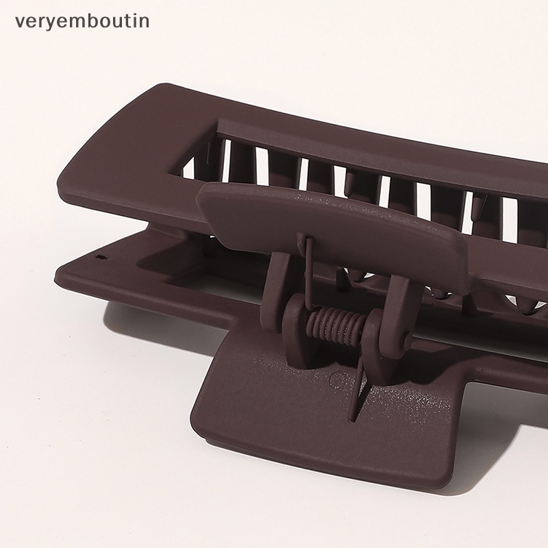 Kẹp Tóc Càng Cua Bằng Nhựa Nhiều Màu Sắc Cỡ Lớn Thời Trang Cho Nữ