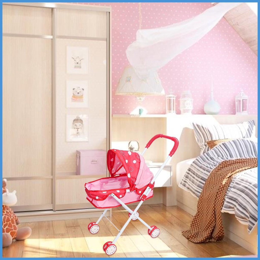 Xe Đẩy Búp Bê Đồ Chơi Mềm Mại Linh Hoạt Có Thể Tái Sử Dụng