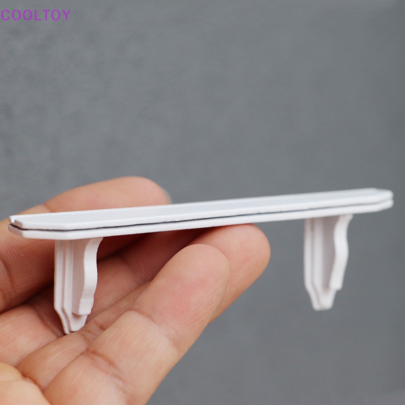 Kệ Treo Tường Màu Trắng Trang Trí Nhà Búp Bê Tỉ Lệ 1: 12