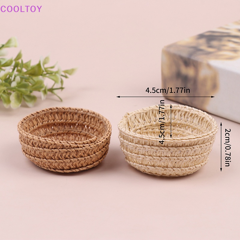 Cooltoy Giỏ Đan Đựng Trái Cây / Rau Củ Quả Mini Trang Trí Nhà Búp Bê