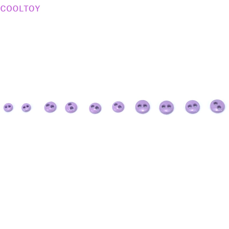 Set 10 Nút Tròn Mini Nhiều Màu Sắc Làm Đồ Chơi Búp Bê